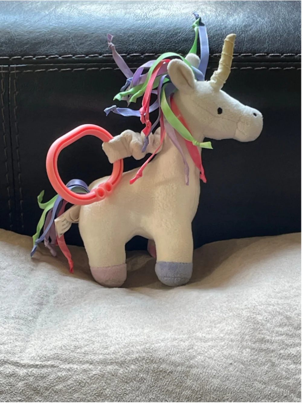 Jellycat Unicorn Stuffed Animal Baby Dangle Vibrating Sootherk